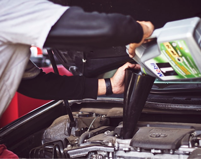 Mechanic working